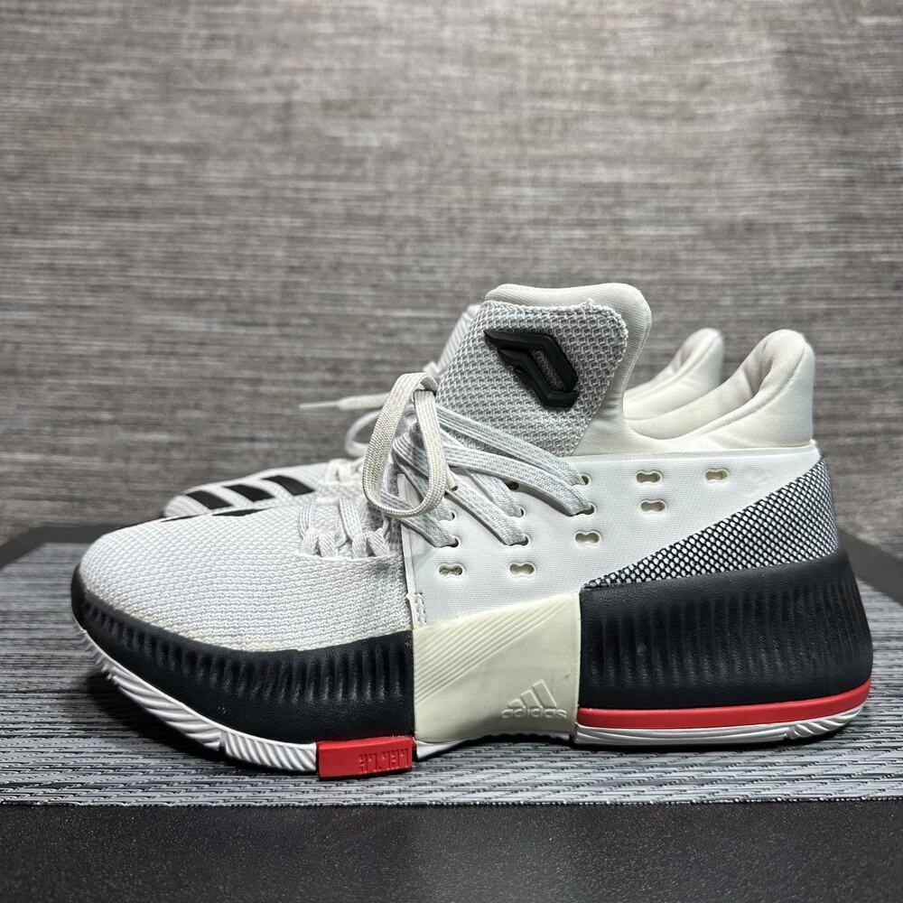 Adidas Dame 3 J BW0535 Black Shoes Sneakers Youth Size 4